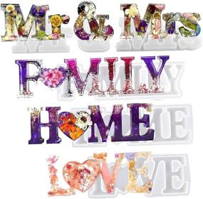 img 4 attached to Letters Family Crystal Casting Decoration