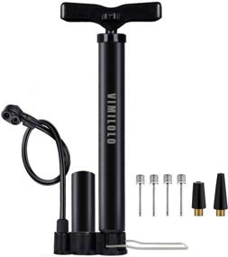 img 4 attached to 🚲 VIMILOLO Bike Pump Portable - High Pressure Bicycle Floor Pump with Presta and Schrader Valve Compatibility - 160 Psi Max