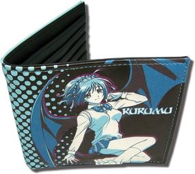 img 1 attached to 🧛 Великая Восточная развлекательная продукция Мальчики Rosario Vampire - Кошелек Куруку Черный, Средний: Стильный и функциональный аксессуар для каждого фаната аниме.