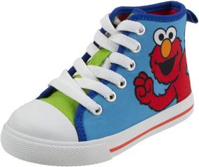 img 4 attached to Sesame Street Kids' Sneakers - Toddler Boys' Shoes