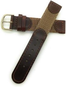 img 1 attached to Canvas Nylon Leather Watch Swiss Men's Watches