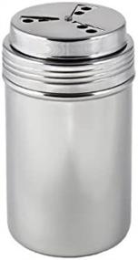 img 1 attached to StainlessLUX Brushed Stainless Steel Spice/ Cheese Shaker: Elegant & Practical Kitchenware