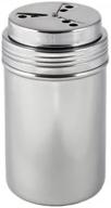 stainlesslux brushed stainless steel spice/ cheese shaker: elegant & practical kitchenware logo