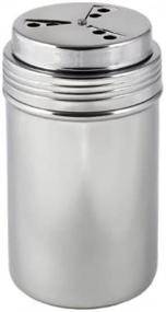 img 2 attached to StainlessLUX Brushed Stainless Steel Spice/ Cheese Shaker: Elegant & Practical Kitchenware