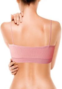 img 2 attached to 👙 KCDDUMK Seamless Cami Bras: Comfortable & Stylish Women's Clothing & Lingerie for Sleep & Lounge
