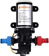 🚐 camplux 12v water pump: high-pressure dc 65psi, 1.6gpm 6lpm diaphragm pump for caravan rv marine fishing boat логотип