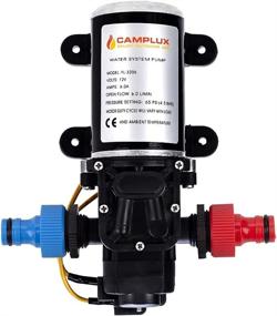 img 4 attached to 🚐 Camplux 12V Water Pump: High-Pressure DC 65PSI, 1.6GPM 6LPM Diaphragm Pump for Caravan RV Marine Fishing Boat
