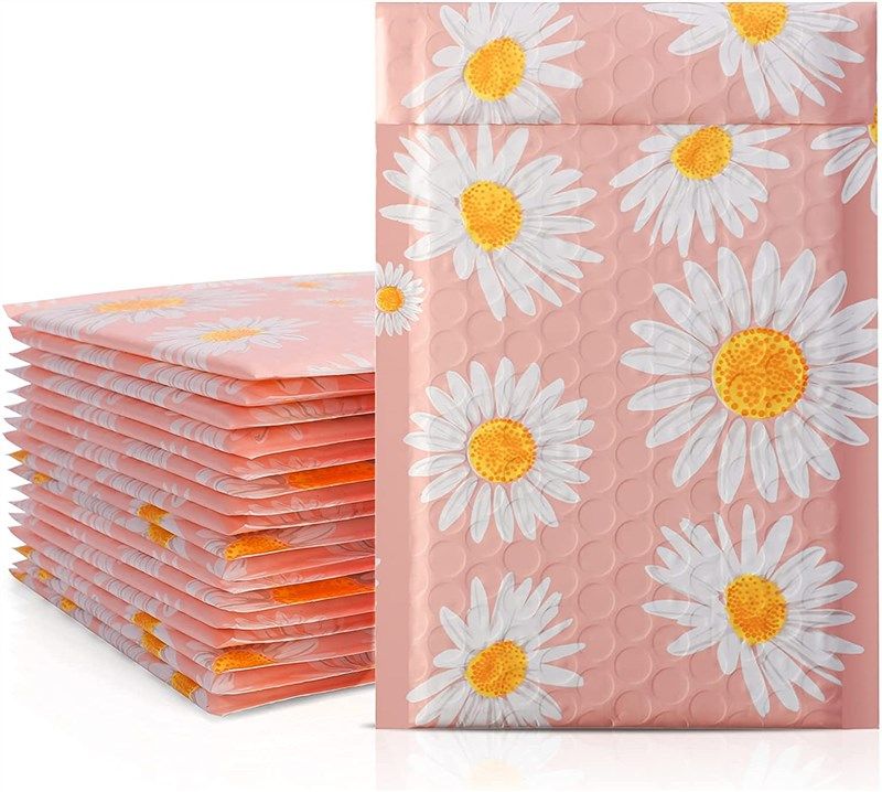 metronic 4x8 inch 50 pack bubble mailers packaging & shipping supplies 로고