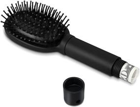 img 4 attached to Black Diversion Safe Hair Brush: Secret Container for Money, Cash, Keys, Pills & Jewelry - Travel & Home Hideaway Comb
