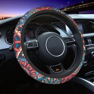 boho steering wheel cover logo