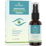 💧 hypochlorous acid eyelid and lash cleanser - rapid soothing formula for effective relief from irritation, dry eyes, styes, and blepharitis - pure and gentle spray, 30ml (1.01 oz) logo