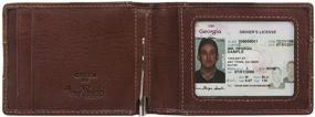 img 4 attached to Blocking Bifold Credit Italian Leather Men's Accessories for Wallets, Card Cases & Money Organizers
