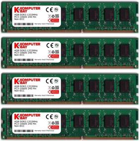 img 1 attached to Komputerbay 16GB DDR3 DIMM (240 pin) 1333Mhz PC3 10600 / PC3 10666 16 GB KIT - Enhanced SEO