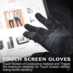 img 1 attached to 🧤 WPTCAL Shooting Touch Screen Dexterity Airsoft Tactical Driving Full Finger Gloves - Enhanced Performance and Precision