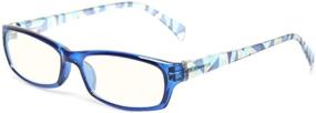 img 2 attached to 👓 Protect your Eyes with 2 Pair Computer Glasses - Anti-blue glasses - Blue Light Blocking Reading Glasses for Women