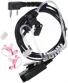 img 4 attached to 🔊 Covert Audio Surveillance Kit: Two-Wire Earpiece and Mic Coil Earbud for Baofeng BF-F8HP, BF-F9, UV-82, UV-82HP, UV-82C, UV-5R, UV-5R+, UV-5RA, UV-5RB, UV-5RC, UV-5RD, UV-5RE Two-Way Radios