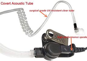 img 3 attached to 🔊 Covert Audio Surveillance Kit: Two-Wire Earpiece and Mic Coil Earbud for Baofeng BF-F8HP, BF-F9, UV-82, UV-82HP, UV-82C, UV-5R, UV-5R+, UV-5RA, UV-5RB, UV-5RC, UV-5RD, UV-5RE Two-Way Radios