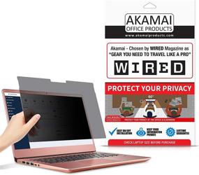 img 4 attached to 🖥️ Privacy Screen Protector for Akamai 15 inch Surface Book 2 and 3 Computer (16:9) - Removable Edge-to-Edge Glass - Blue Light Filter - Anti-Glare Laptop Screen Protector