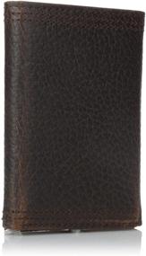 img 3 attached to 👨 Ariat Men's Rowdy Tri Fold Brown Wallet: Sleek and Durable Essential for Everyday Use