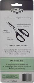 img 1 attached to Havels Serrated Finger Scissors 6 Inch