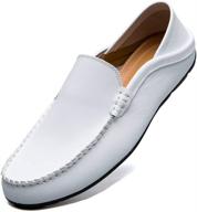 mcici loafers moccasin driving breathable men's shoes and loafers & slip-ons logo