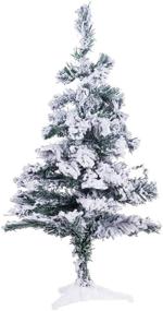 img 4 attached to 🎄 PVCS-2 Perfect Holiday Christmas Trees - 2ft, Green/Flocked