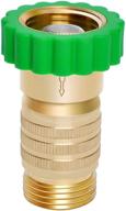 💧 lead-free brass inline water pressure reducer 3/4" connector for rv - high flow, protect water lines, pump, appliances - maintain 50-55 psi logo