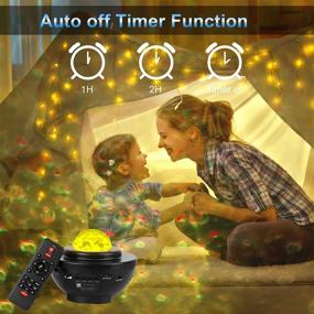 img 2 attached to 🌌 Starry Night Light Projector with Remote Control, Bluetooth Speaker, LED Nebula Lights - Upgrade for Bedroom, Party, Home Decor - Kids & Adults