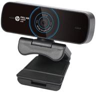 🎥 hp w300 webcam: full hd 1080p video cam with dual mic & wide angle lens – perfect for live streaming, online classes, and conference calls on mac, windows, laptop, and desktop monitors logo