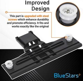 img 2 attached to High-Quality W10350376 Dishwasher Top Rack Adjuster with Durable Steel Screws - Exact Fit Replacement Part by Blue Stars for Whirlpool & Kenmore Dishwashers