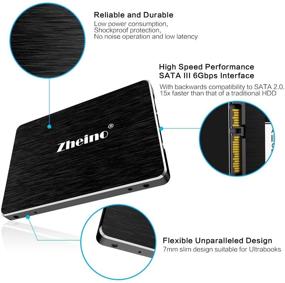img 1 attached to 💻 Zheino 120GB SSD A3 2.5 inch SATA III 3D NAND Internal Solid State Drive (7mm) for Notebook Desktop PC - Boost Performance and Storage Capacity
