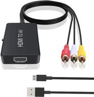 🔌 адаптер hdmi в rca: подключите fire stick, roku, apple tv и многое другое к старым телевизорам! (конвертер hdmi в av) логотип