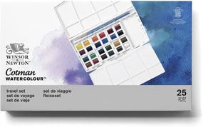 img 2 attached to 🎨 Winsor & Newton Cotman Watercolor Paint Set - 24 Half Pans, Set of 24: Review, Price, and Comparison