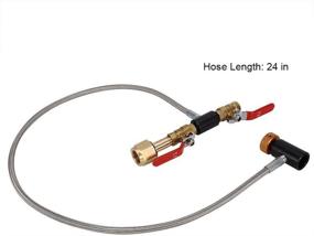 img 3 attached to 🔋 Maxmartt Cylinder Refill Adapter CO2 Refill Adapter with Hose for Tank Refilling (24&#34; - No Gauge)