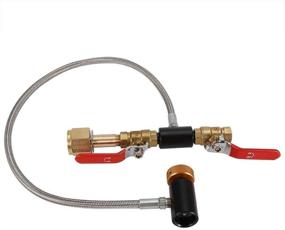 img 1 attached to 🔋 Maxmartt Cylinder Refill Adapter CO2 Refill Adapter with Hose for Tank Refilling (24&#34; - No Gauge)