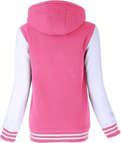 img 3 attached to Womens School Hooded Baseball Sports Women's Clothing