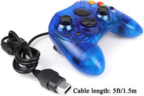 img 1 attached to Sapphire Blue Xbox Classic Controller S-Type: Wired Gamepad for Xbox S Type Console