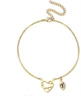 🌸 stylish monooc dainty compass bracelet: 14k gold plated lotus infinity charm, perfect graduation gift for women & girls logo