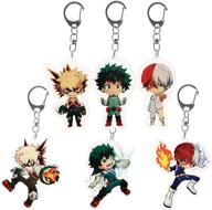 🎒 acrylic keychain hero academia animation: a must-have for fans! logo