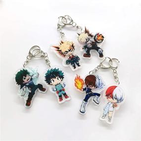 img 1 attached to 🎒 Acrylic Keychain Hero Academia Animation: A Must-Have for Fans!