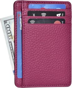 img 4 attached to Clifton Heritage Leather Wallets for Men and Women - Stylish Accessories