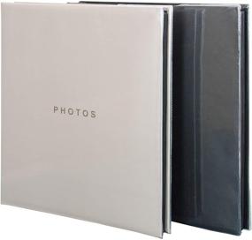 img 2 attached to Kiera Grace Contemporary Photo Albums, 4x6, Black
