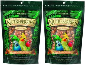 img 1 attached to 🦜 Lafeber's Gourmet Tropical Fruit Nutri-Berries Parakeet, Cockatiel & Conure Food 10 oz (2 Pack) - Enhanced for SEO