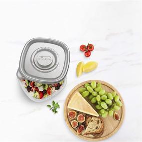 img 1 attached to 🥡 GladWare Home Mini Round Food Storage Containers - 4oz Capacity, 8 Count Set with Lock Tight Seal - BPA Free