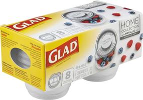 img 3 attached to 🥡 GladWare Home Mini Round Food Storage Containers - 4oz Capacity, 8 Count Set with Lock Tight Seal - BPA Free