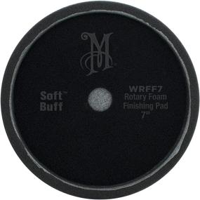 img 3 attached to 🔘 Meguiar's WRFF7 Soft Buff 7" Rotary Foam Finishing Pad, 1 Pack - Efficient Black Pad for Perfect Finishing Touch!