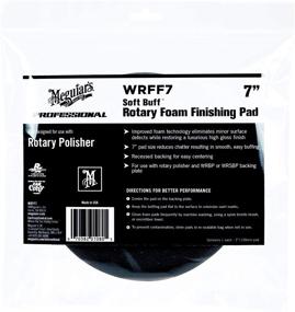 img 4 attached to 🔘 Meguiar's WRFF7 Soft Buff 7" Rotary Foam Finishing Pad, 1 Pack - Efficient Black Pad for Perfect Finishing Touch!