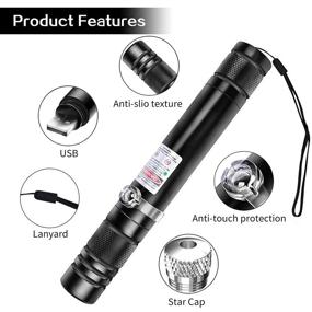 img 2 attached to Flashlight Rechargeable Adjustable Suitable Projector