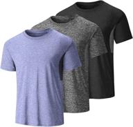 🏋️ coofandy men's 3 pack quick dry workout t-shirts | athletic running shirts with short sleeves | gym training fitness tees tops logo