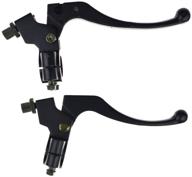 🏍️ laxeem left right 7/8 inch clutch brake handle levers perch compatible with xr80, xr100, crf70, crf80, crf100 pit dirt motor bike motocross logo